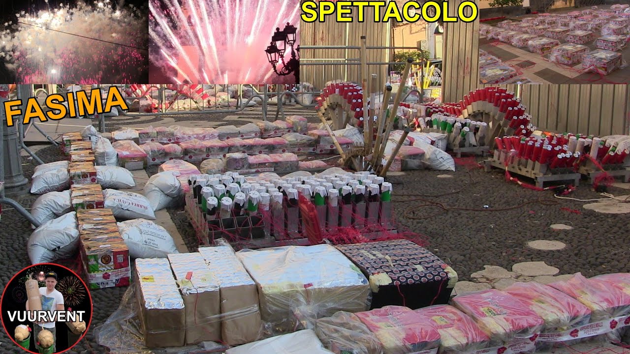 Spettacolo - Fasima - San Mauro Abate 2026 - VUURWERK - FIREWORKS - FUOCHI D'ARTIFICIO - FEUERWERK
