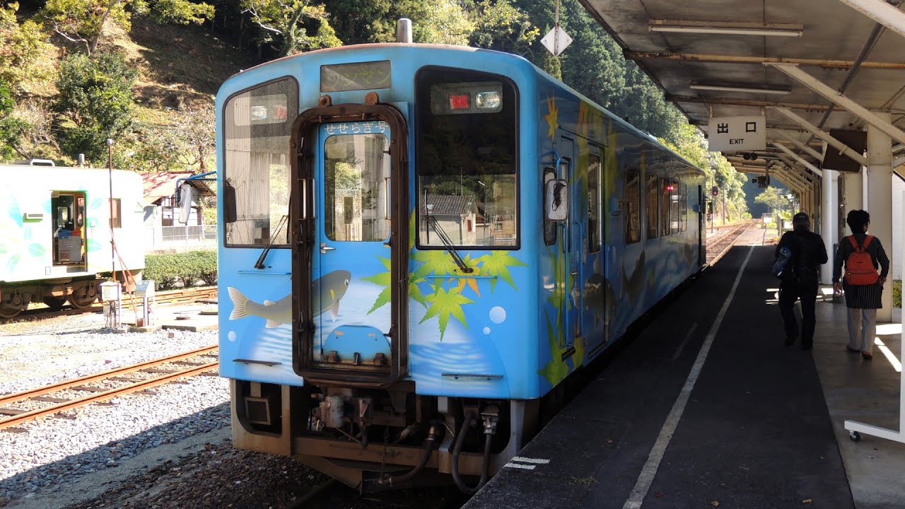 車窓 錦川鉄道錦川清流線 岩国～錦町 2015.10.18.