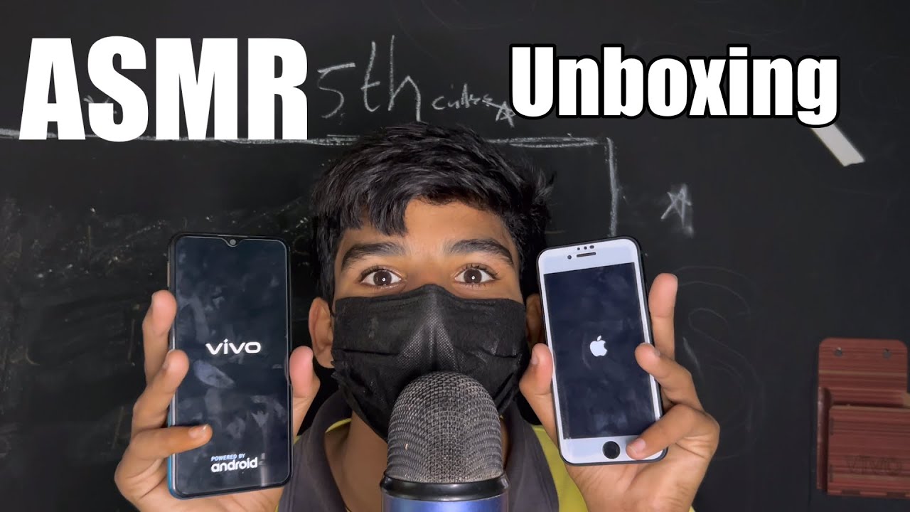 ASMR Unboxing Android Vs iPhone 📲 