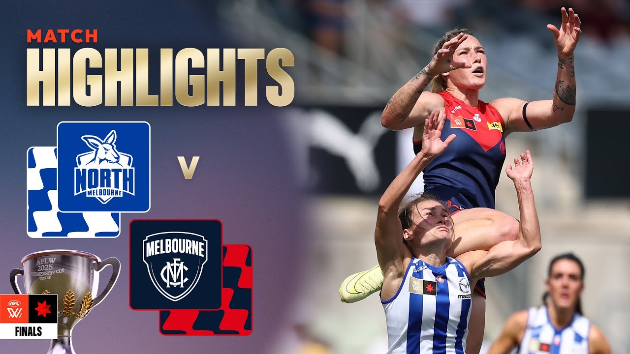 North Melbourne v Melbourne Highlights | Preliminary Final, 2025 | AFLW