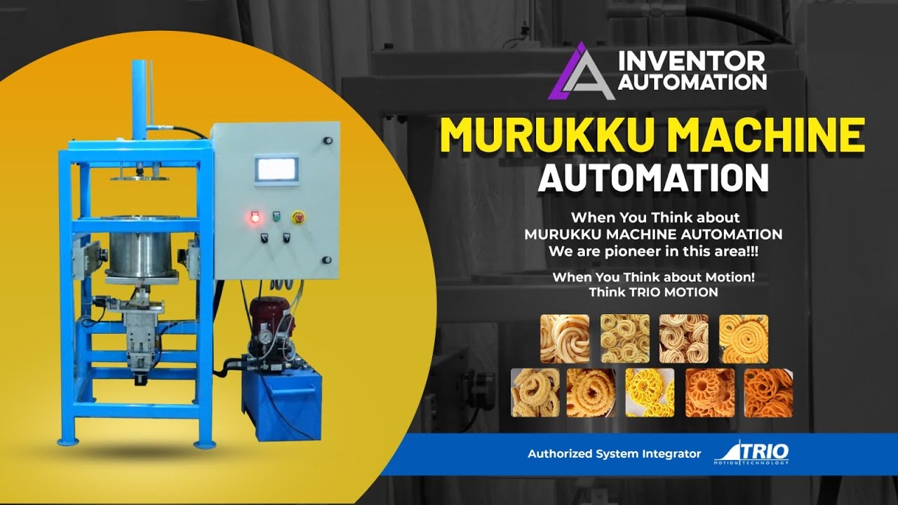 Murukku Machine | Chakli Machine by Inventor Automation Powered with Trio Motion