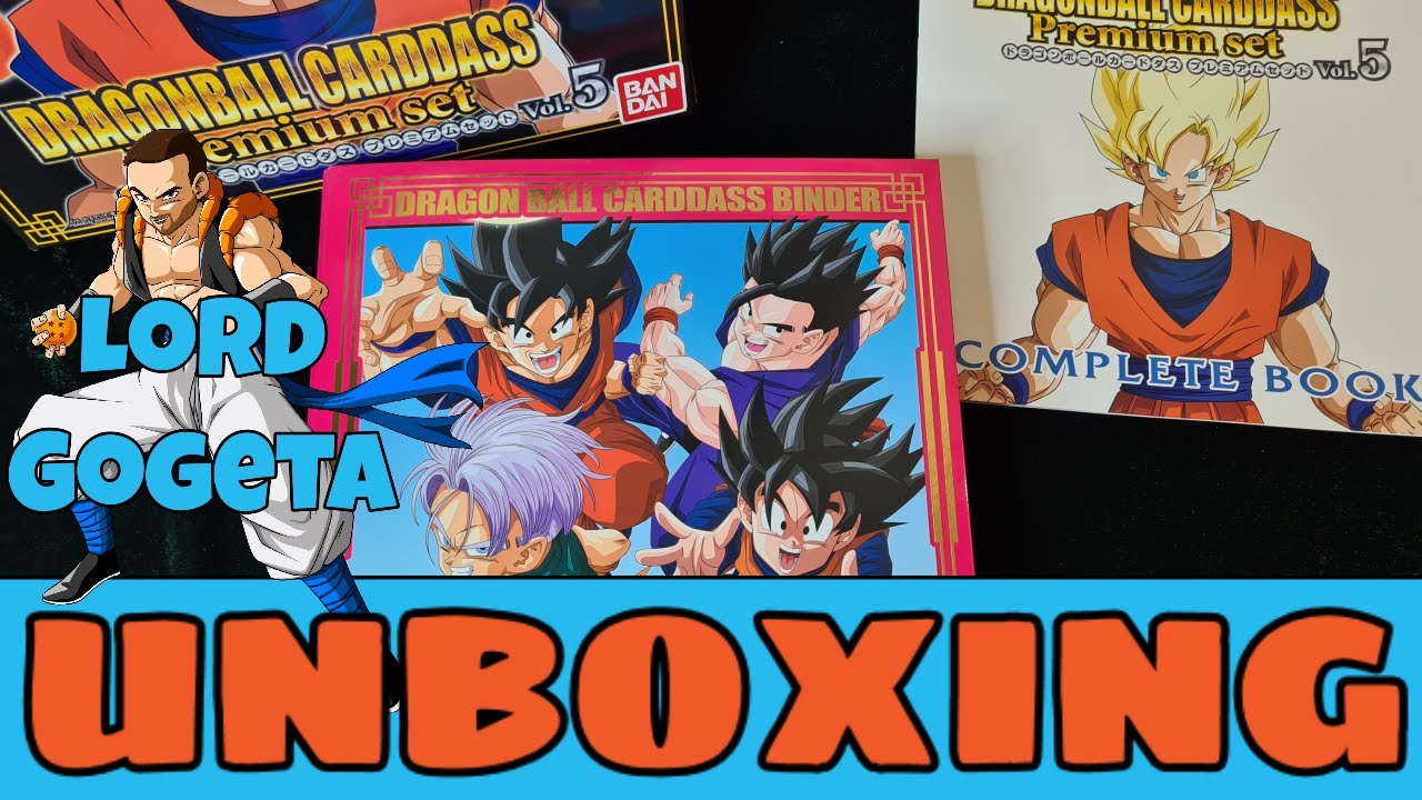 Unboxing : Dragon Ball Carddass Premium set VOL.5