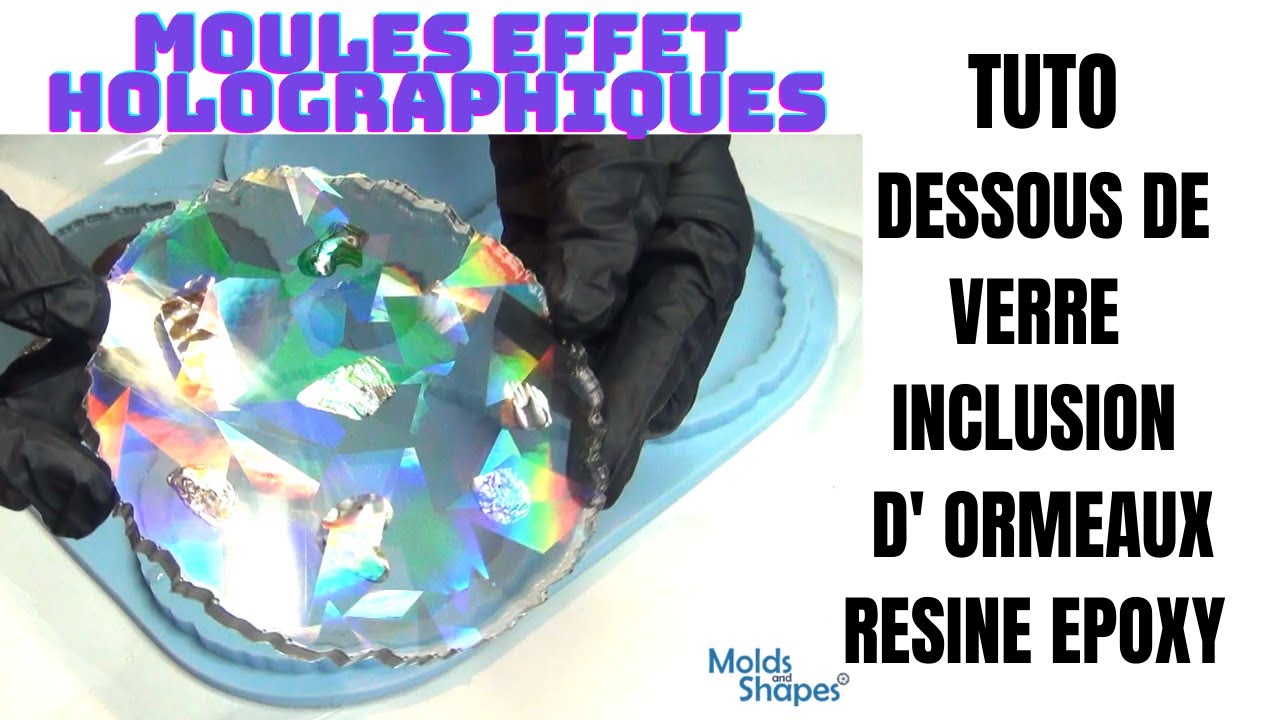 Comment obtenir l'effet HOLOGRAPHIQUE EN RESINE ?