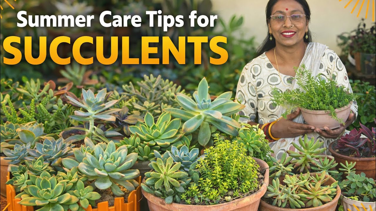 गर्मियों में सक्यूलेंट्स की सही देखभाल कैसे करें?How to care succulent in summer| summer care