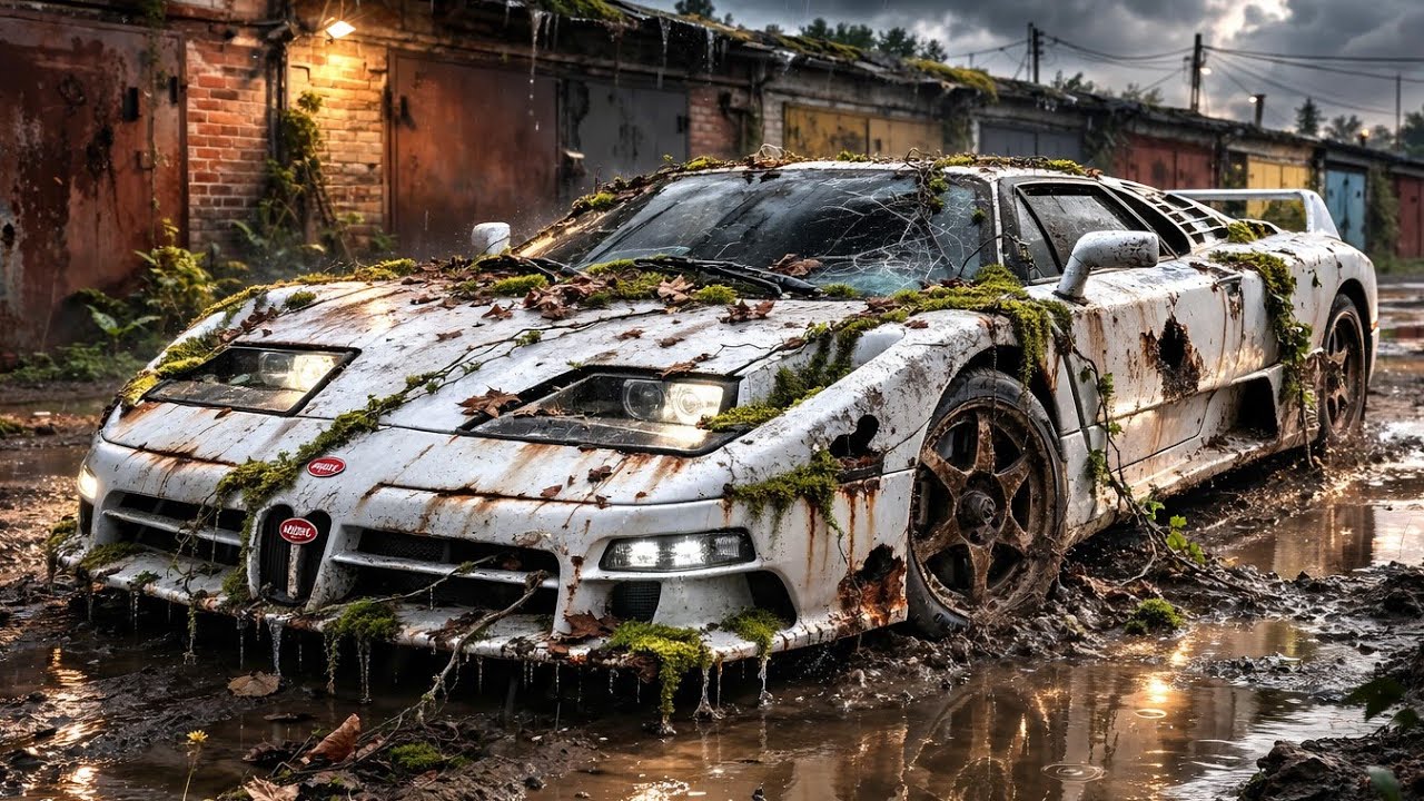 Restoration ASMR – Abandoned Bugatti EB110 1994 Starts & Drives Again | Cinematic Revival