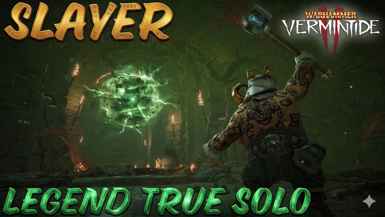 Blood in the Darkness - Slayer - Legend True solo - Cog Hammer/Dual Axes - Vermintide 2