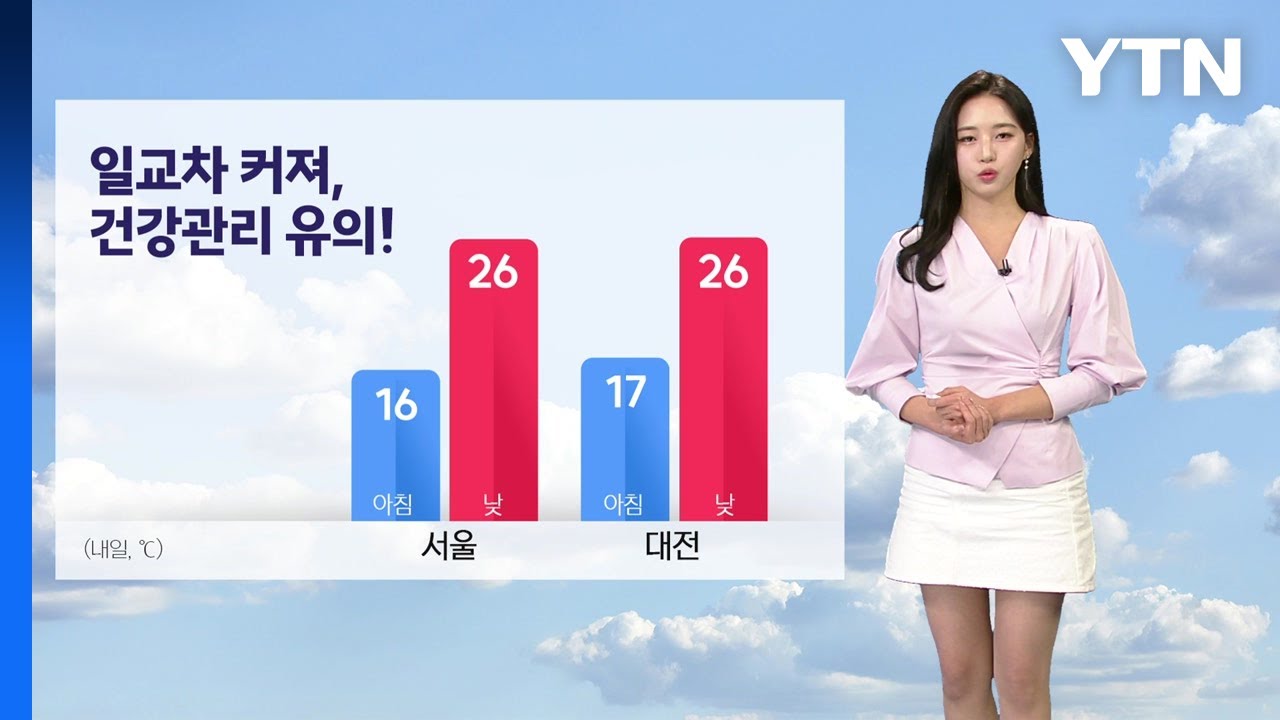 [날씨] 동해안· 제주도 산발적인 비…내일 큰 일교차 유의 / YTN