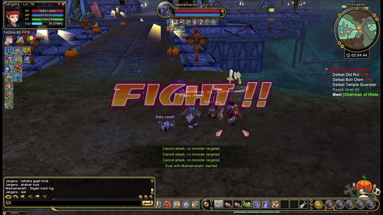 Flyff Universe - Yoyo Jester vs Ranger Normal Attack l Jergz Plays