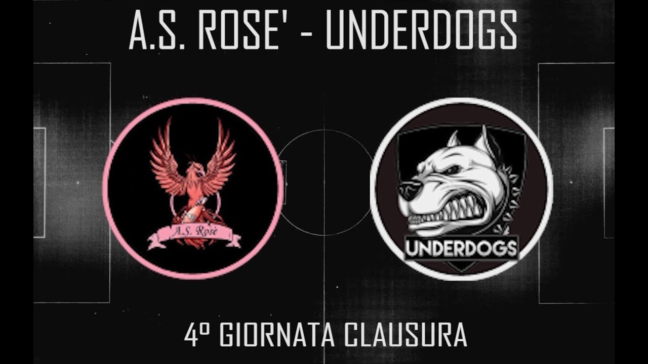 ROMA TORNEI - INVERNALE 25-26 - C5 RN - 4° GIORNATA CLAUSURA - A.S. ROSE' - UNDERDOGS - 7-6