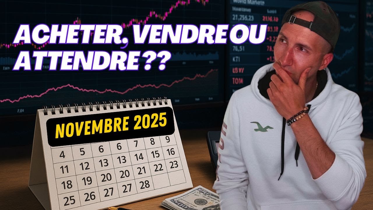 Bourse Novembre 2025 : Acheter, Vendre ou Attendre ? | Préparons notre mois d’investissement