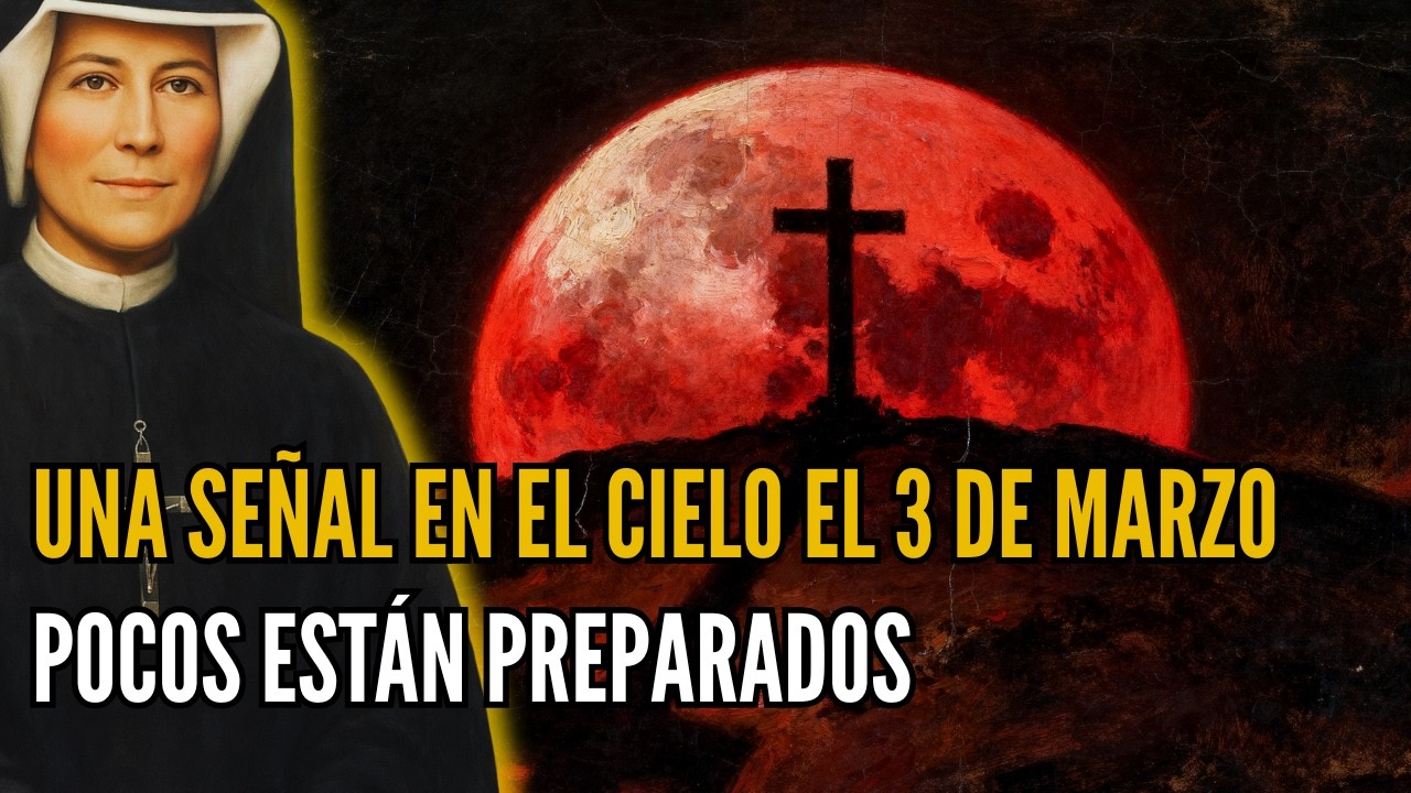 La Luna de Sangre y la profecía de Santa Faustina: Lo que vio para este 3 de marzo es aterrador
