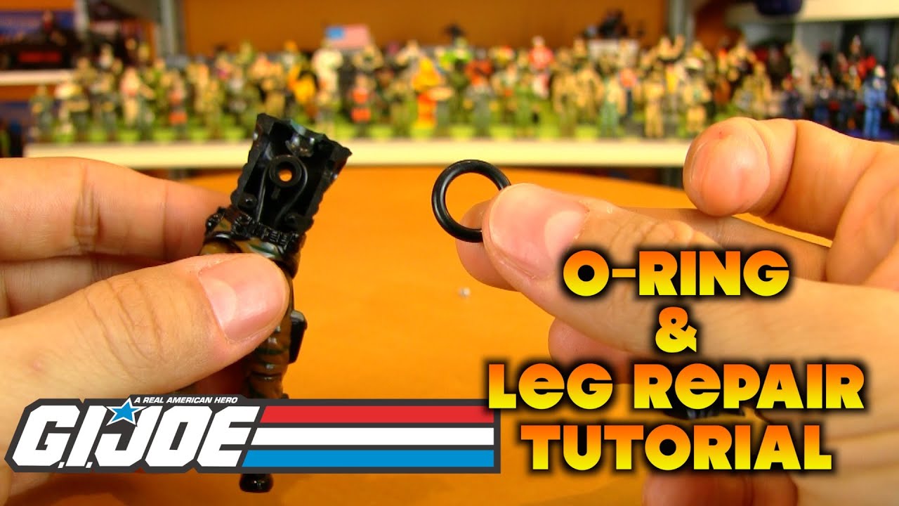 G.I. Joe O-Ring & Leg Repair Tutorial