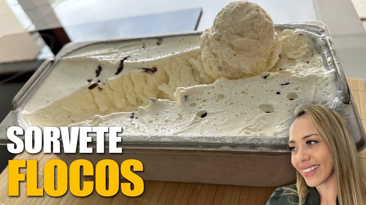 Sorvete profissional de Flocos