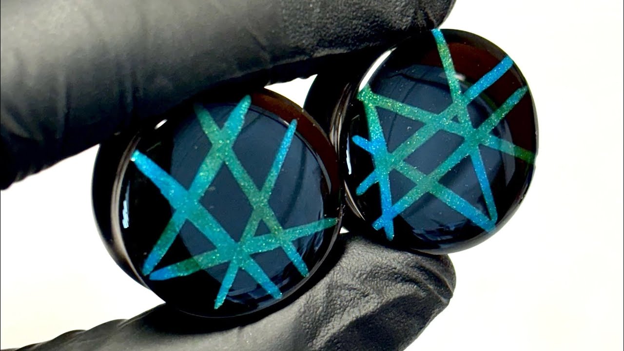 Plugs/Tunnels epoxy Как сделать Плаги/Тоннели из эпоксидной смолы
