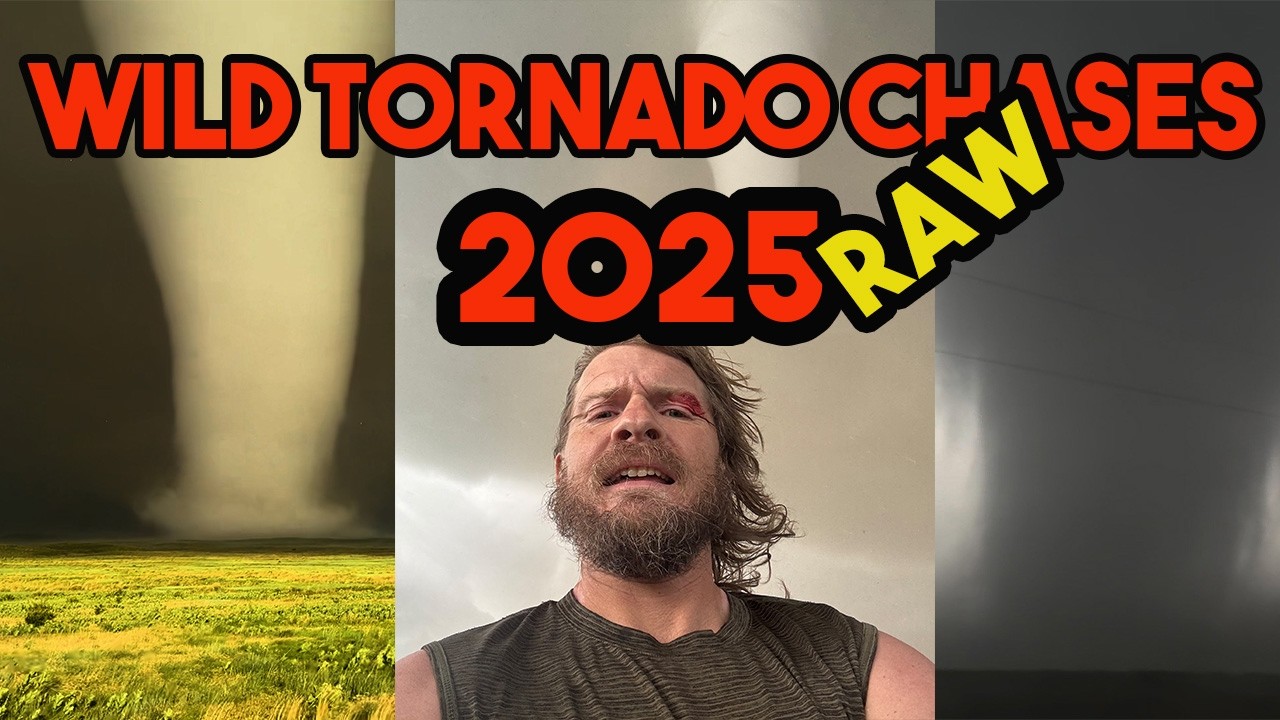 Wild TORNADO Chases of 2025 RAW As It Happened
