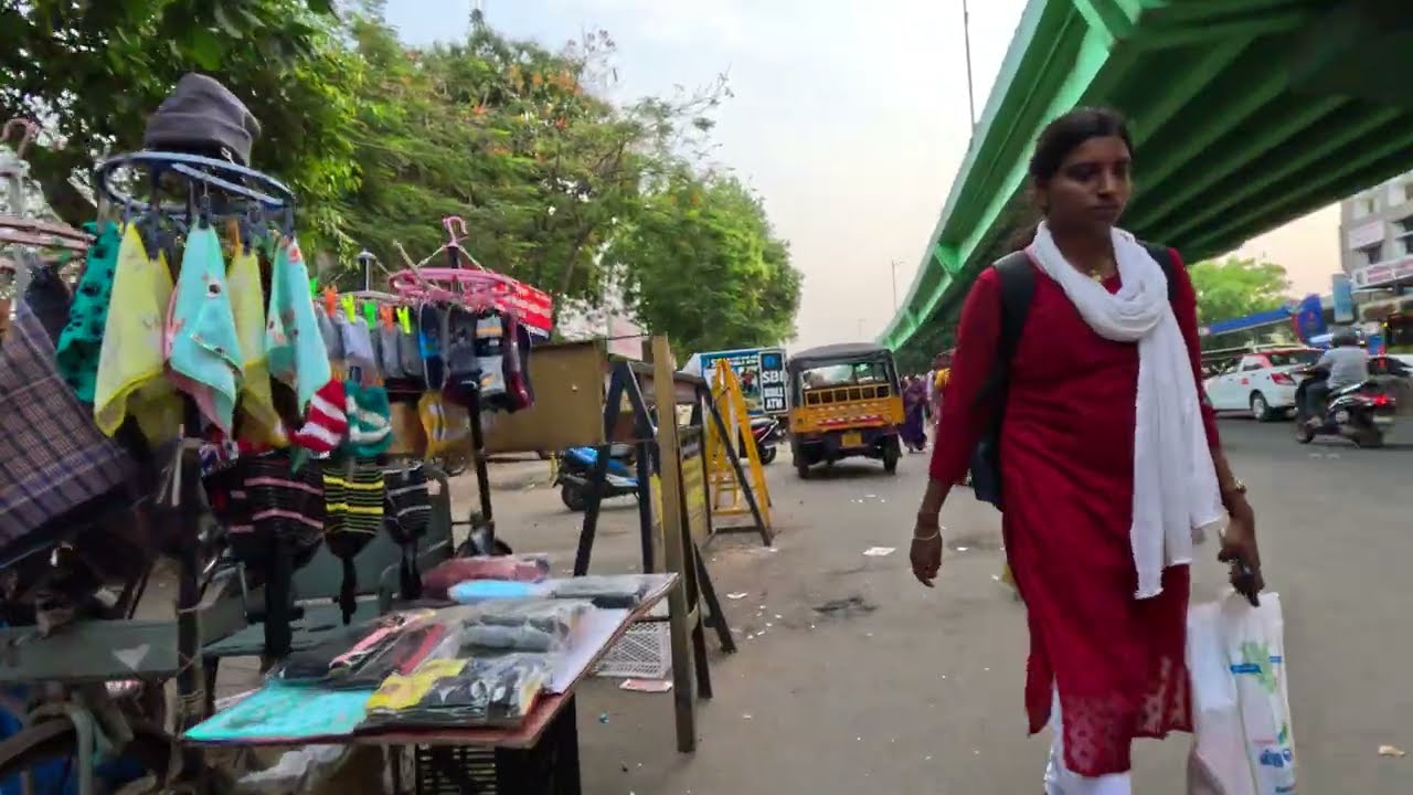 Coimbatore City, Tamil Nadu, India 🔥 Walking Tour, India 🔥 Evening Walking Tour 🔥 4K 60 FPS