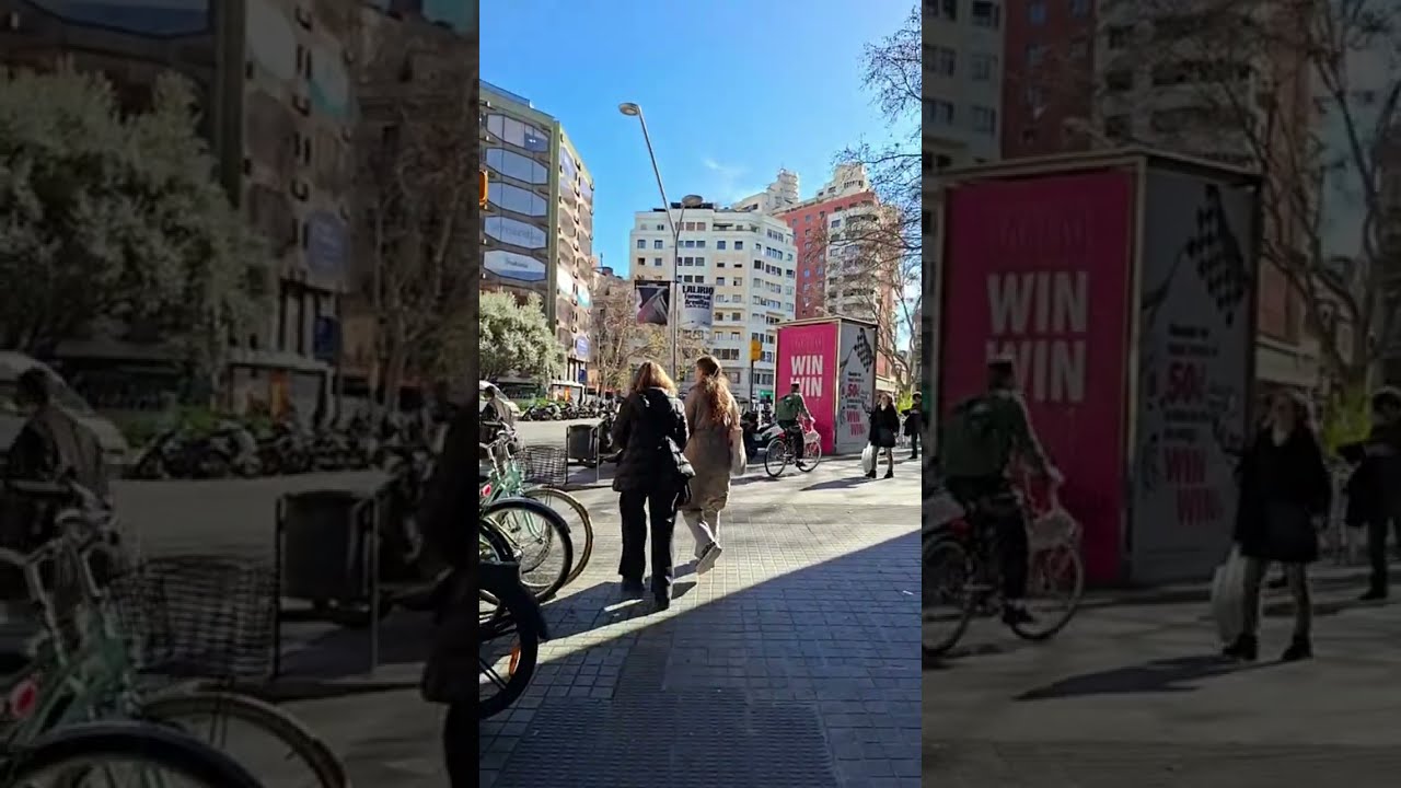 Caminando por las calles  de Barcelona. España. #envivo #youtube 