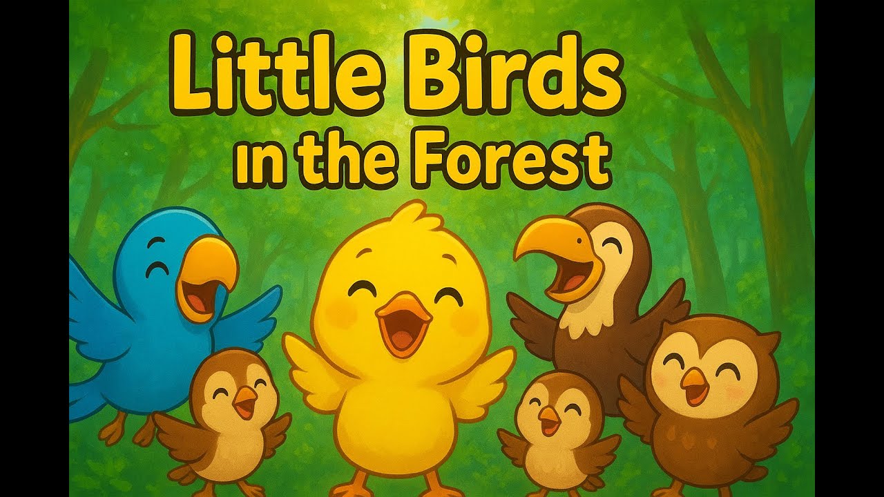 Baby Birds in the Forest 🐤 | Fun Animal Nursery Rhymes | Songs and dances with cute bird friends!