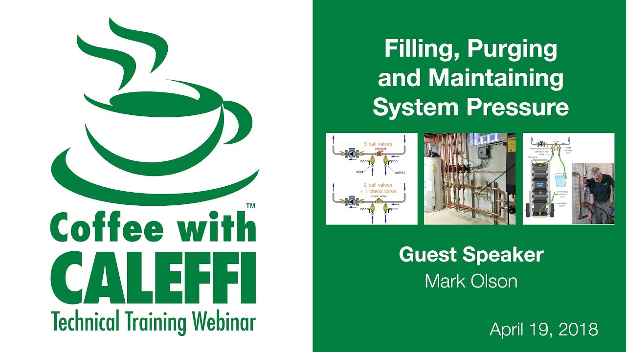 Filling, Purging and Maintaining System Pressure