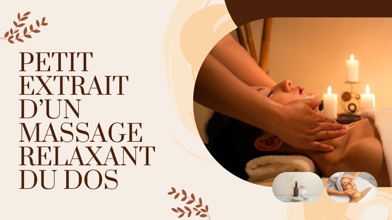 Massage relaxant du dos