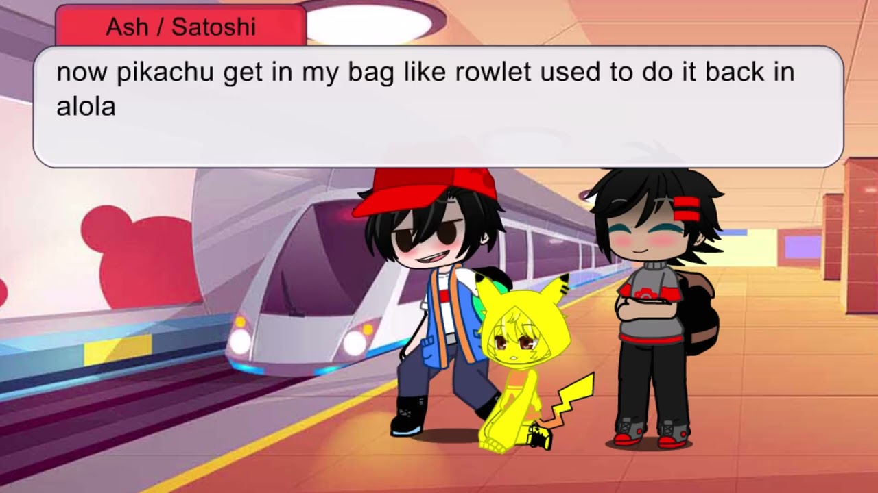 If Ash left and came back with his Alolan adopted sister  ||Ash x Goh||