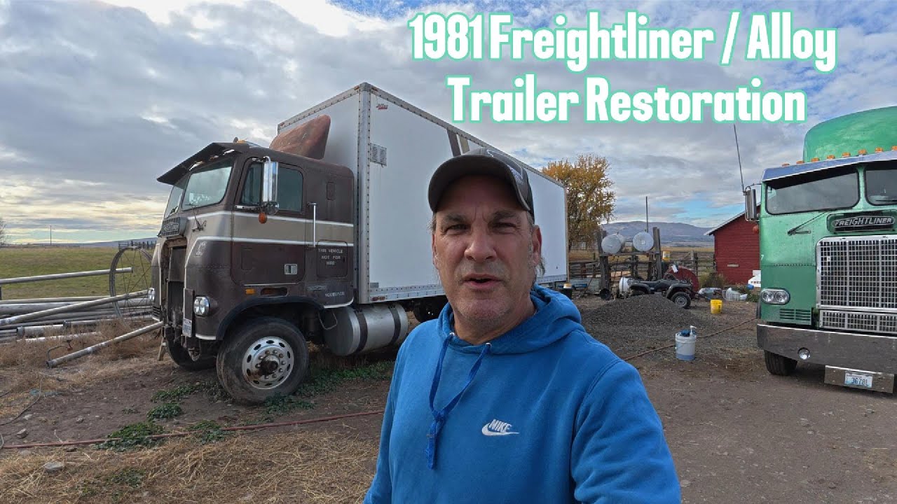1981 Freightliner Cabover Sat for 20 Years, Restoration Is STARTING, OLD SCHOOL COOL is BACK, Ep 1.