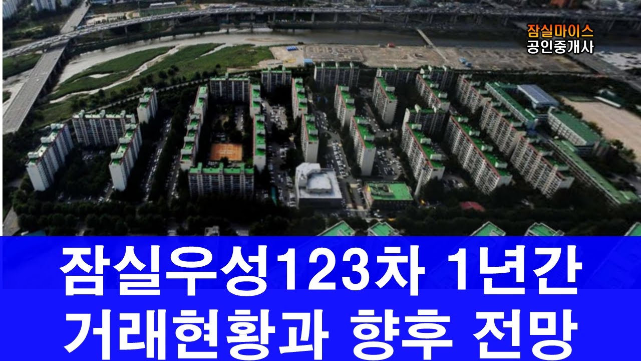 잠실우성123차의 거래현황과 향후 전망