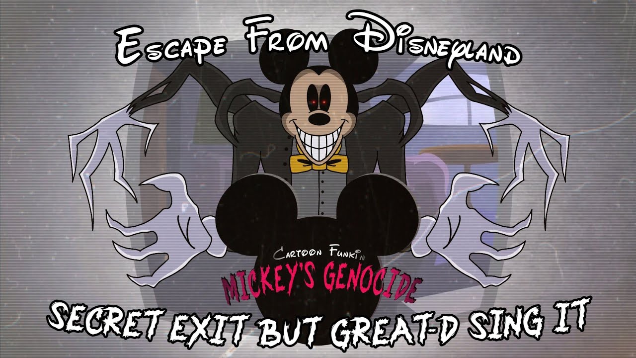 Cartoon Funkin: Mickey's Genocide - [BONUS] Escape From Disneyland (Not Canon)