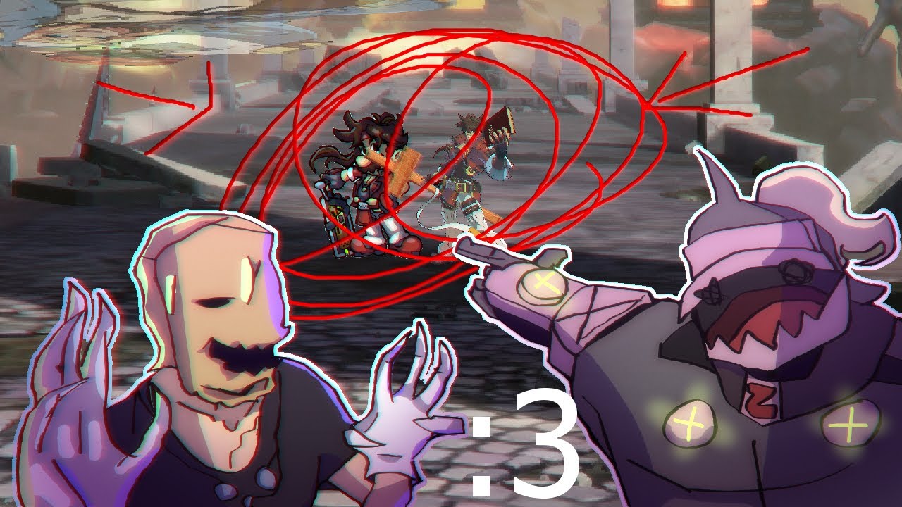 guilty gear funny moments with friends :3