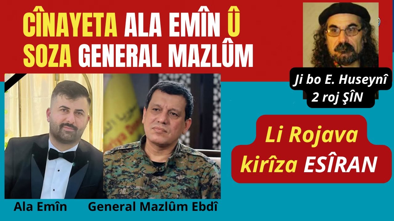 General Mazlûm ji bo Cînayeta Ala Emîn çi soz da? Trump îşaretê rawestandina şer da