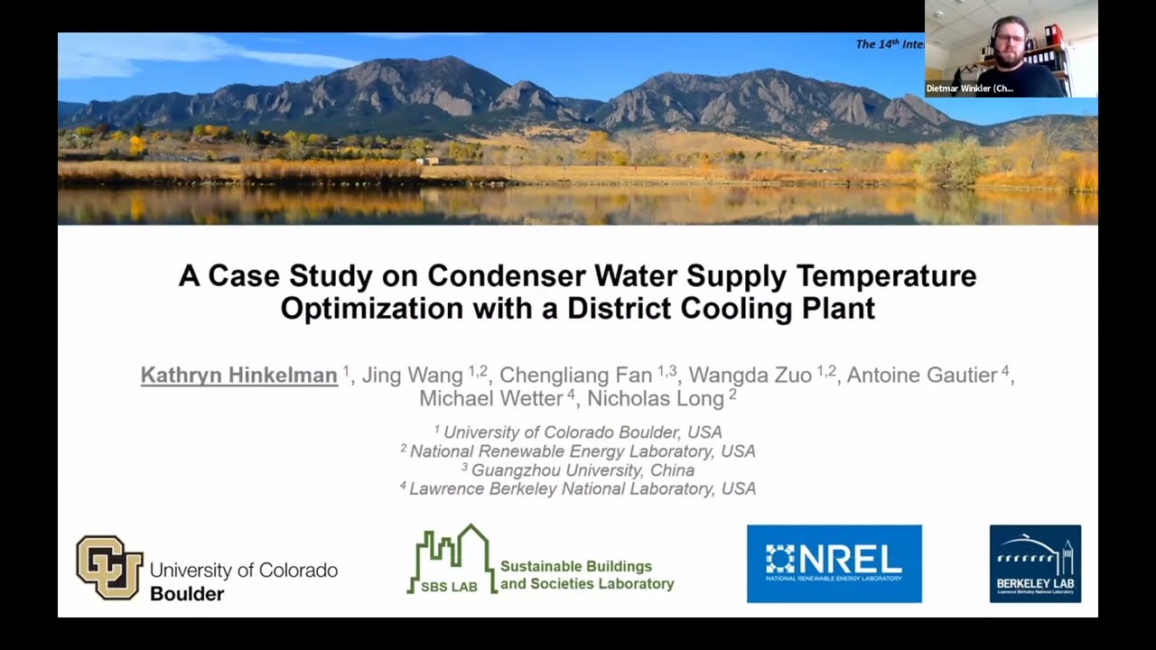 A Case Study on Condenser Water Supply Temperature Optimization with a District Cooling Plant