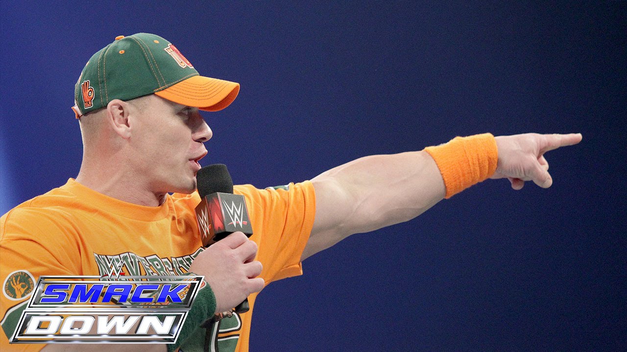 Джон Сина начинает первый SmackDown на USA Network: SmackDown, 7 января 2016 г.