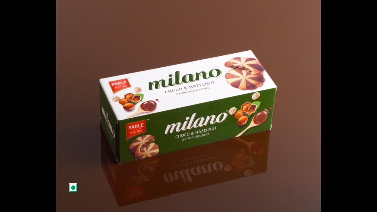 Parle Platina| Milano Centre Filled Cookies| Choco & Hazelnut