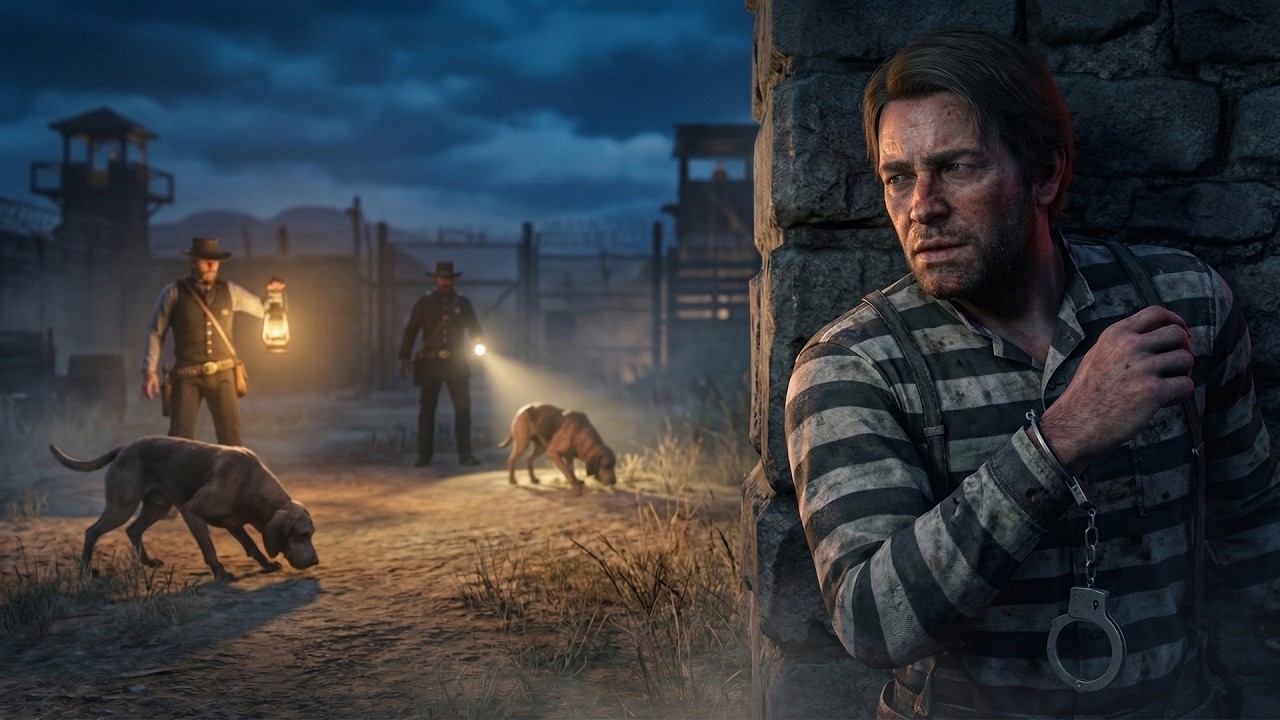 Eu escapei da MAIOR PRISÃO do RDR2!!! ⛓🚨