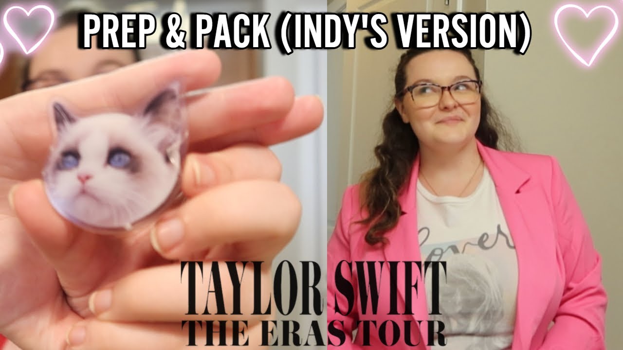 PACK AND PREP WITH ME FOR THE ERAS TOUR (INDY'S VERSION)