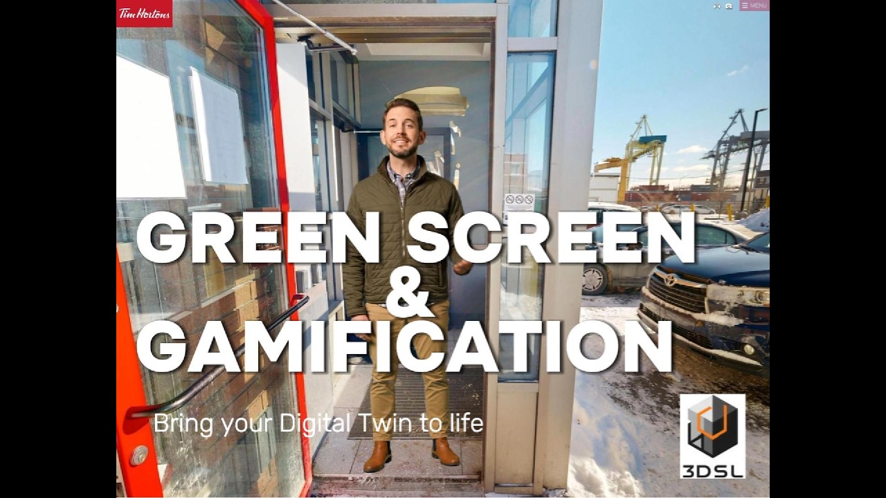 Green screen and Gamification - Inside a Digital Twin