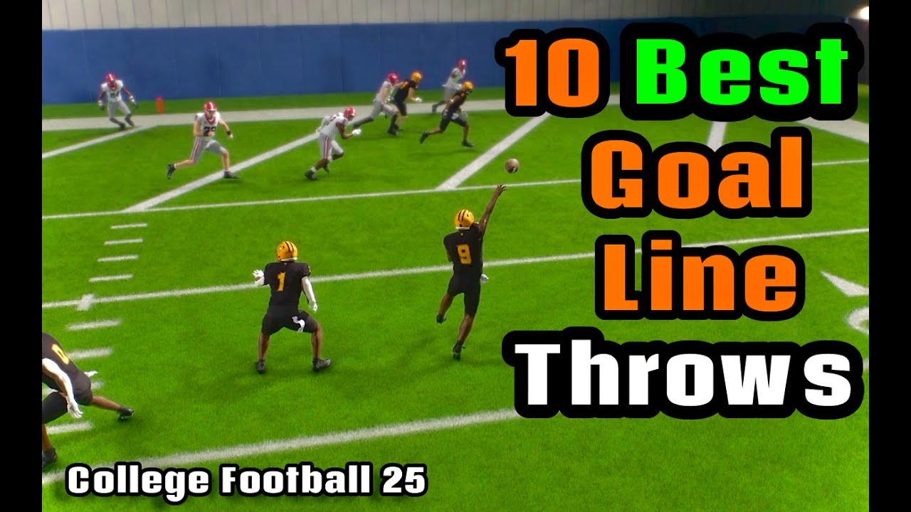 BEST Goal Line Passes on College Football 25