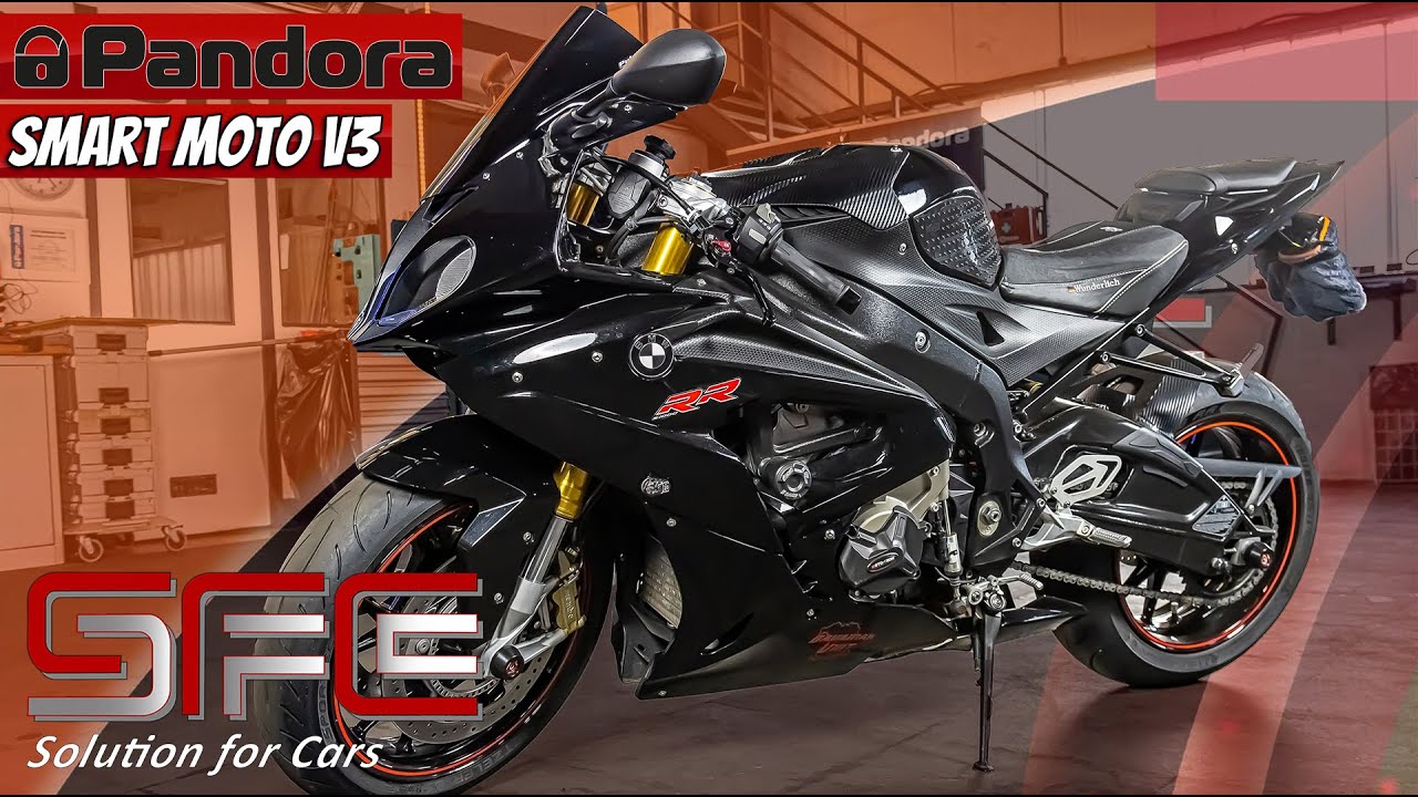 Alarmanlage bei der BMW S1000RR - Pandora Smart Moto V3