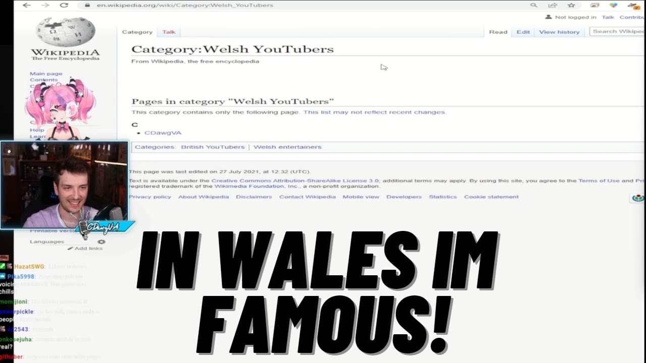Connor's Ego Hour - The Only Welsh Youtuber! | CDawgVA Stream Highlights Ft. Ironmouse