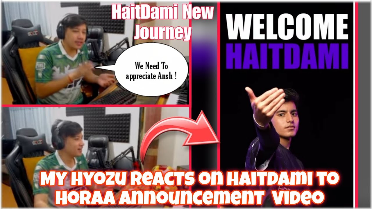 Mr Hyozu Reacts on HaitDami Reveal Announcement ? Reacts Kings Mr Hyozu ! Talk About Haitdami😮?