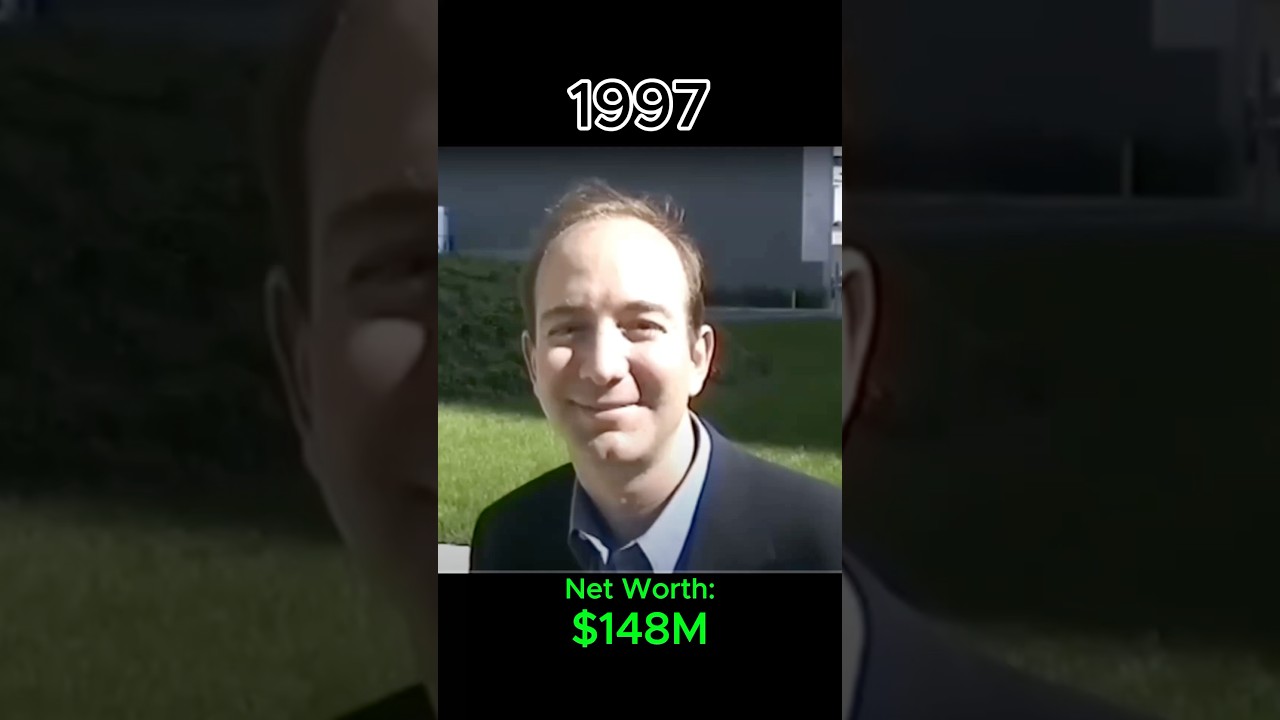 Jeff Bezos, Laugh & Net Worth Evolution