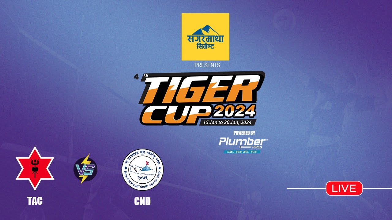 TAC vs CND | 4th Tiger Cup Women's Volleyball Championship 2024 - Kantipur MAX HD LIVE