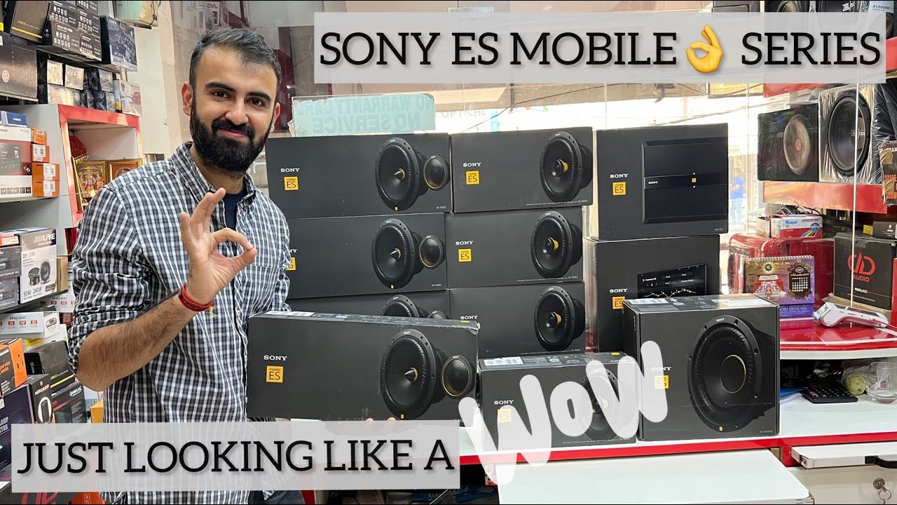SONY ES MOBILE COMPLETE SERIES😳| SONY XS162ES COMPONENT SPEAKERS👌|SONY ES 9500| SONY 4ES AMPLIFIER