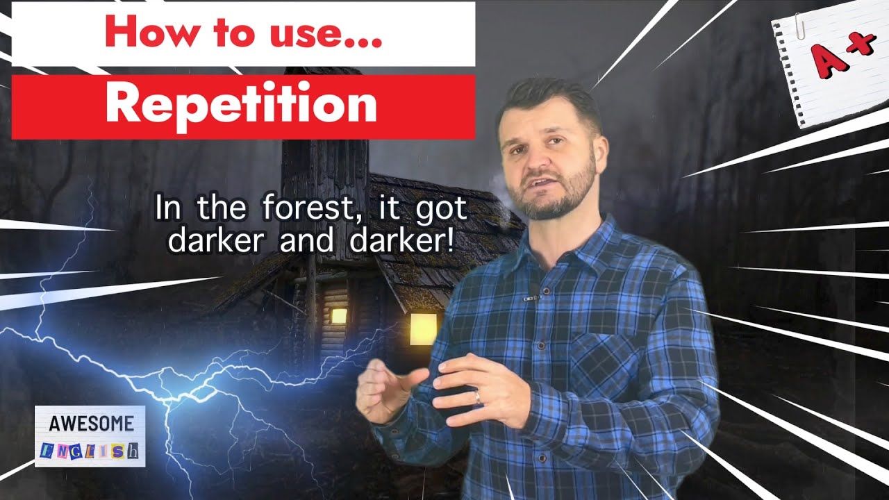 How to Use Repetition - Literary Devices - Creative Writing - Awesome English