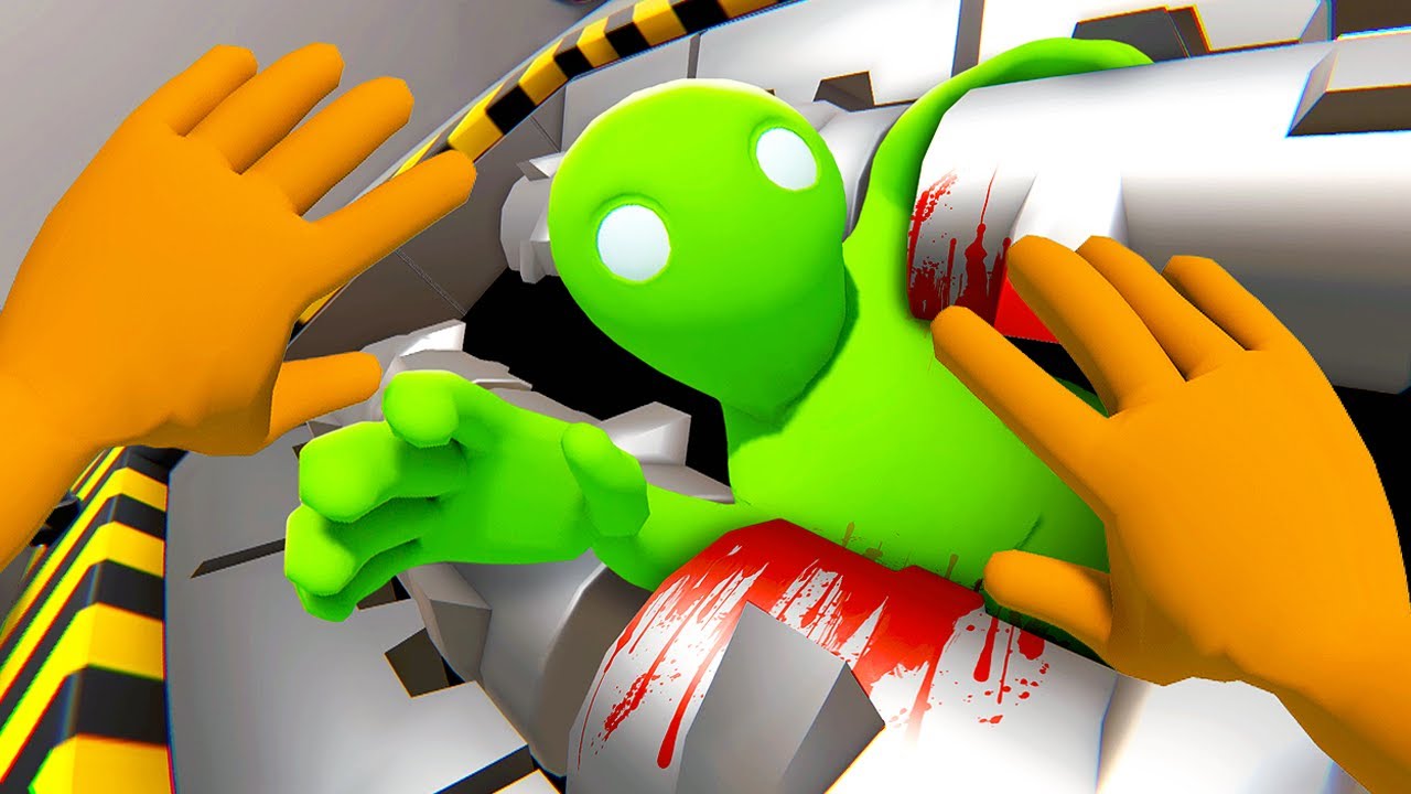Играем в GANG BEASTS в виртуальной реальности — Bonelab VR Mods