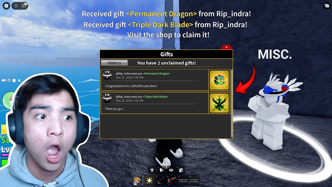 Ого! 🎁 ЭТО ПРОИСХОДИТ В BLOX FRUITS!