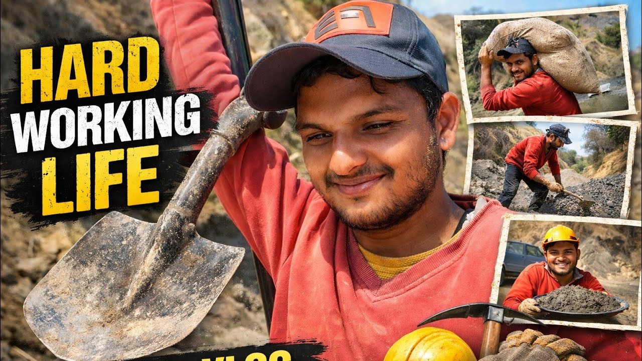  सुबह से शाम तक कंक्रीट का काम 🔥 देखो कितना मेहनत लगा!गांव 👍 Like करके Support जरूर करें