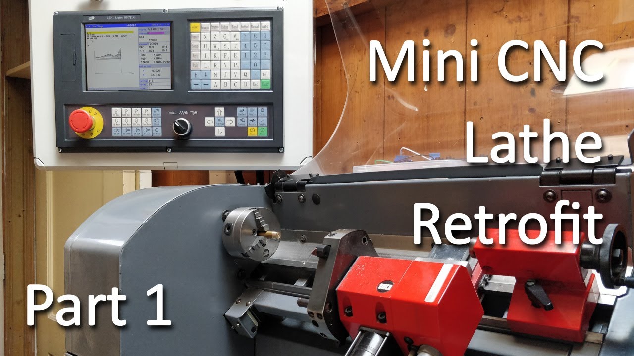 Mini CNC Lathe Retrofit Part 1 - SZGH Controller, Steppers, VFD and Spindle Motor