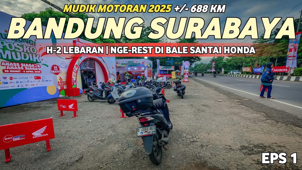 MUDIK MOTORAN 2025 : BANDUNG SURABAYA H-2 LEBARAN | Touring Explore Jawa Timur - Eps 1 | TRAVELOJOL