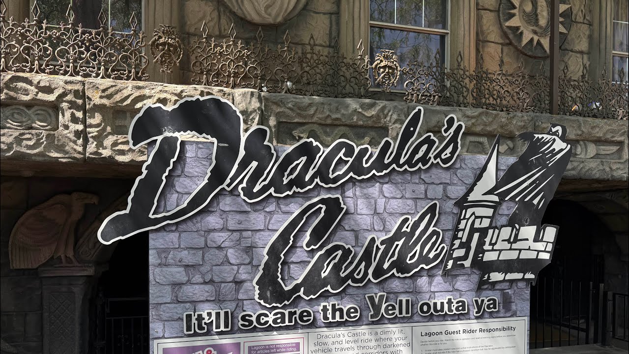 Dracula’s Castle | Lagoon | POV | The Whole Experience | Dracula | Dark Ride